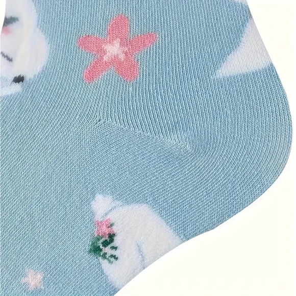 Blue Bunny Rabbit  Socks - Picture 4 of 4